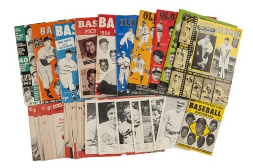 1952-1971 Publication Collection of 43 with Partial Sets of (1960-1961) Union Oil "Dodgers Family" Booklets